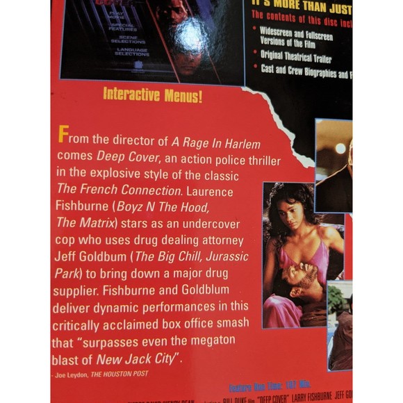 Deep Cover DVD - Picture 3 of 3